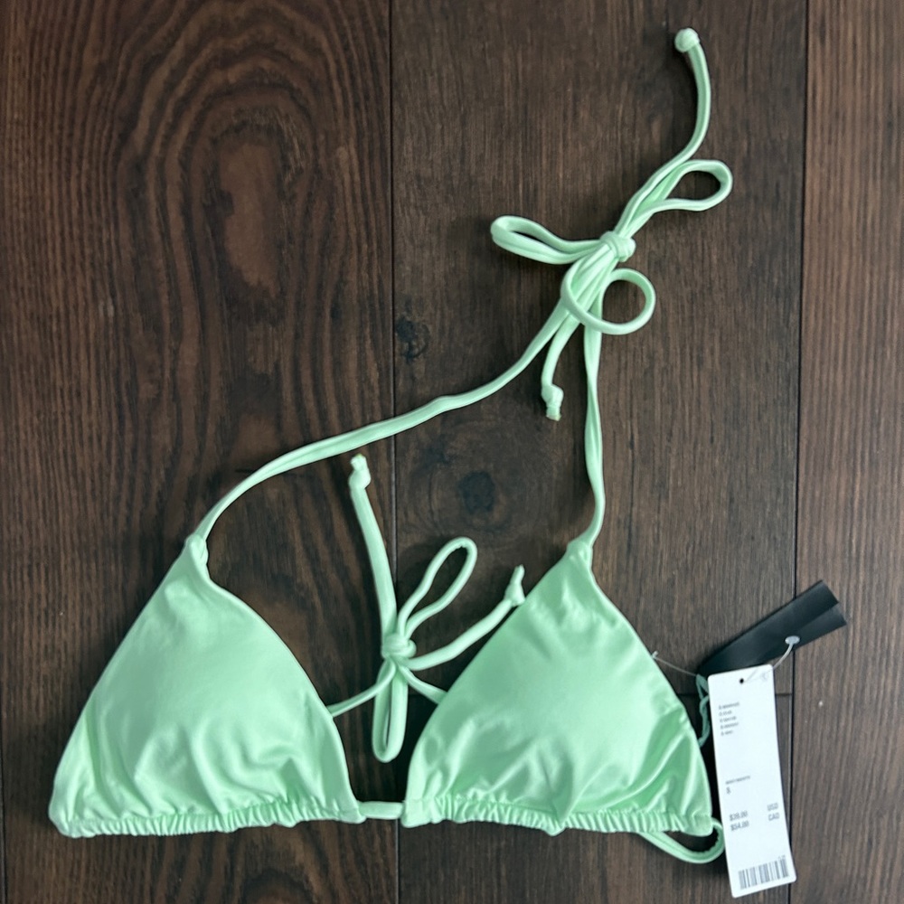 BNWT MINT GREEN URBAN OUTFITTERS TIE BIKINI SWIM TOP